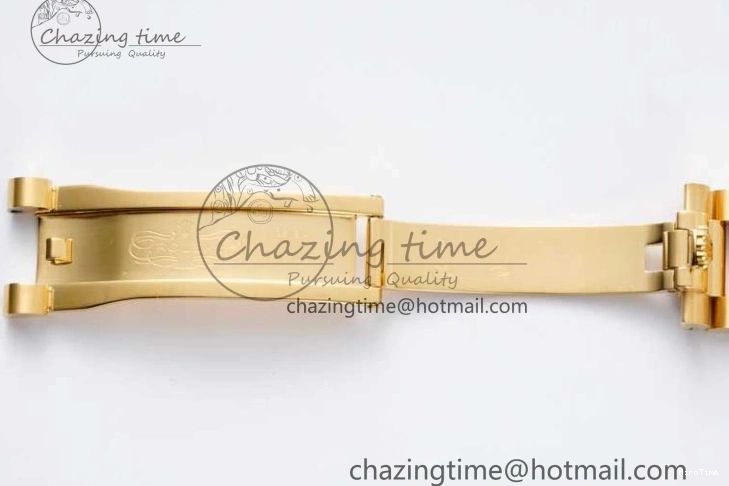 MiroTime 0321 NewStyle Day Date 36 YG RAF Best Edition Black No Marker on YG Bracelet A 2019